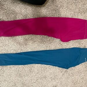 NVGTN Kids Leggings in Fuchsia and Teal